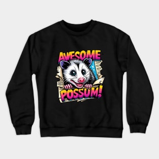 Joyful Opossum Crewneck Sweatshirt